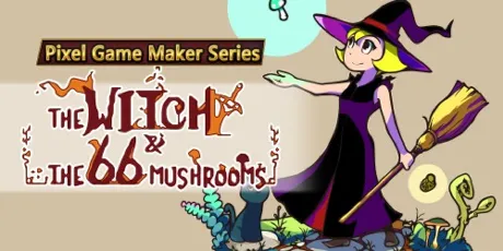 Portada de Pixel Game Maker Series The Witch and The 66 Mushrooms