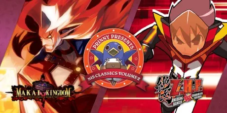 Portada de Prinny Presents NIS Classics Volume 2: Makai Kingdom: Reclaimed and Rebound / ZHP: Unlosing Ranger vs. Darkdeath Evilman
