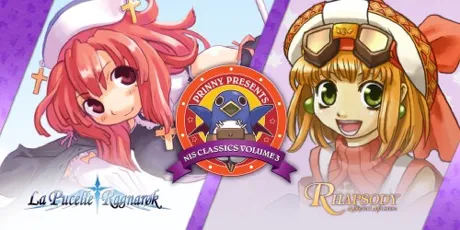 Portada de Prinny Presents NIS Classics Volume 3: La Pucelle: Ragnarok / Rhapsody: A Musical Adventure