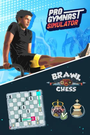 Portada de Pro Gymnast Simulator + Brawl Chess