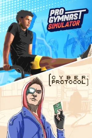 Portada de Pro Gymnast Simulator + Cyber Protocol