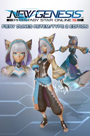 Portada de PSO2:NGS - Fiery Dunes Retem/Type 2 Edition