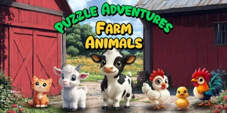 Portada de Puzzle Adventures - Farm Animals