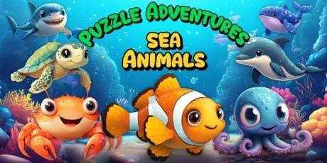 Portada de Puzzle Adventures - Sea Animals