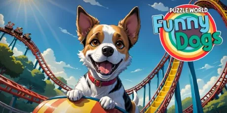 Portada de Puzzle World: Funny Dogs