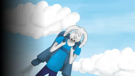 Portada de Rabbit in the clouds