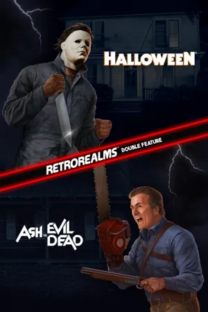 Portada de RetroRealms Double Feature: Halloween and Ash vs Evil Dead