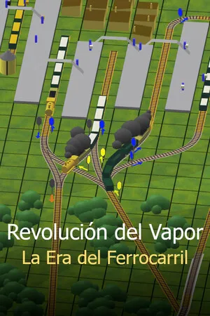 Portada de Revolución del Vapor: La Era del Ferrocarril