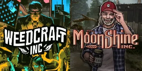 Portada de Risky Business Bundle: Weedcraft Inc + Moonshine Inc