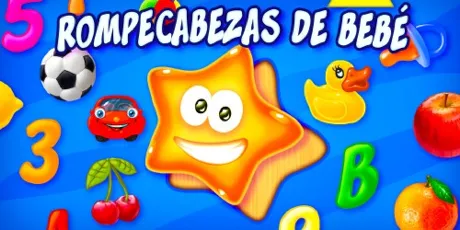 Portada de Rompecabezas de Bebé - Primeras Formas de Aprendizaje para Niños Pequeños