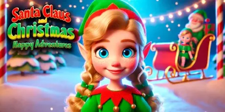 Portada de Santa Claus and Christmas: Happy Adventures