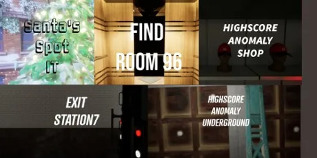 Portada de Santa's Spot It + Exit Station 7 + Find Room 96 +HighScore Anomaly Shop +HighScore Anomaly Underground