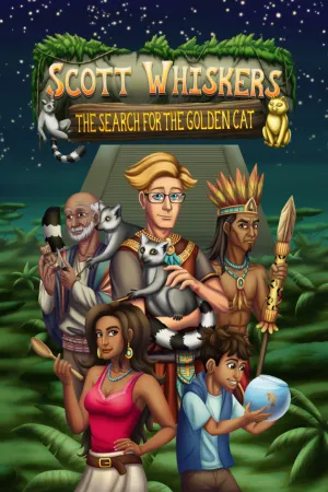 Portada de Scott Whiskers: the Search for the Golden Cat