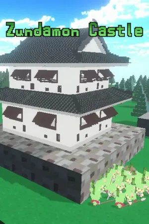 Portada de Sengoku Voxel Castle With Zundamon
