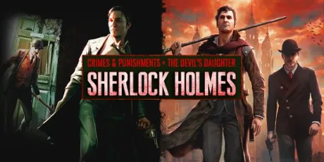 Portada de Sherlock Holmes: Crimes and Punishments + Sherlock Holmes: The Devil's Daughter
