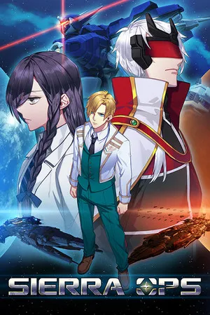 Portada de Sierra Ops - Space Strategy Visual Novel