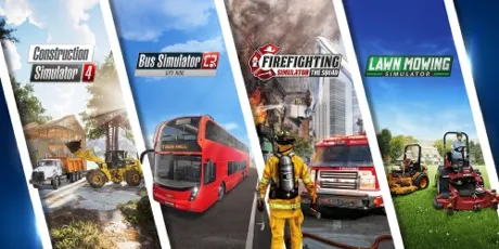 Portada de Simulation Platinum Bundle: Bus Construction Firefighting Lawn Mowing