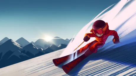 Portada de Ski game