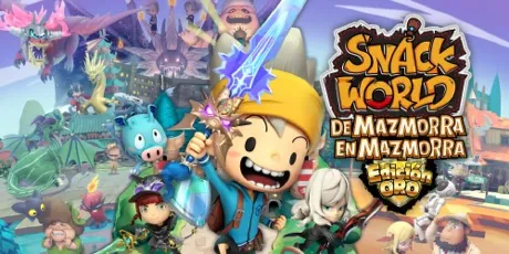 Portada de SNACK WORLD: DE MAZMORRA EN MAZMORRA – EDICIÓN ORO