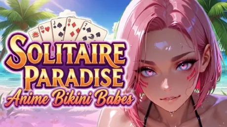 Portada de Solitaire Paradise - Anime Bikini Babes