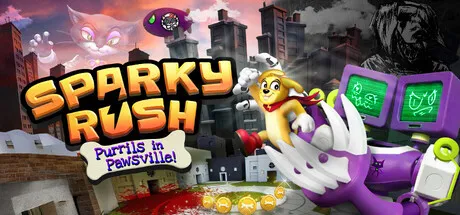 Portada de Sparky Rush: Purrils in Pawsville!