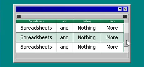Portada de Spreadsheets and Nothing More