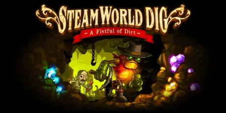 Portada de SteamWorld Dig