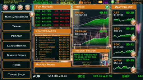 Captura de Stock Market Tycoon: Challenge