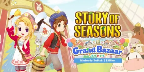Portada de Story of Seasons: Grand Bazaar Nintendo Switch™ 2 Edition