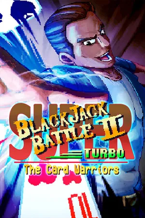Portada de Super Blackjack Battle 2 Turbo Edition - The Card Warriors