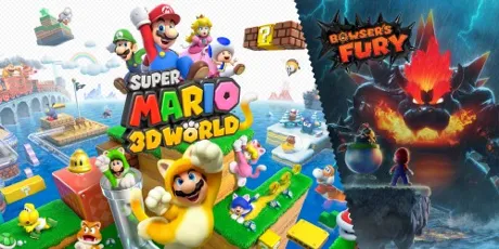 Portada de Super Mario 3D World + Bowser's Fury
