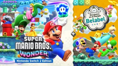 Portada de Super Mario Bros. Wonder – Nintendo Switch 2 Edition + Encuentro en el Parque Belabel