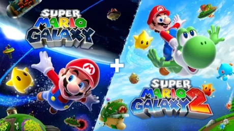 Portada de Super Mario Galaxy + Super Mario Galaxy 2