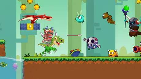 Portada de Super Prehistoric World Adventures