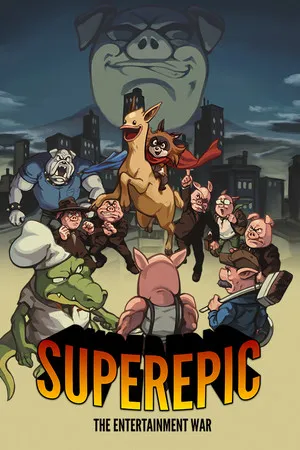 Portada de SuperEpic: The Entertainment War