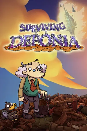 Portada de Surviving Deponia