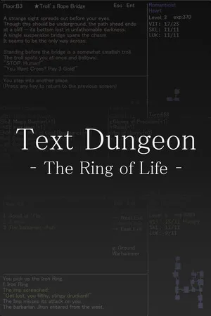 Portada de Text Dungeon: The Ring of Life