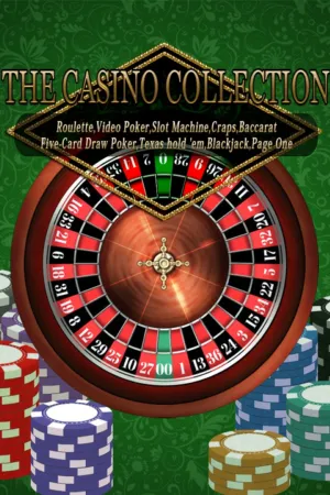 Portada de THE CASINO COLLECTION: Ruleta, Vídeo Póker, Tragaperras, Craps, Baccarat, Five-Card Draw Poker, Texas hold 'em, Blackjack and Page One