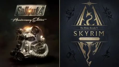 Portada de The Elder Scrolls V: Skyrim Anniversary Edition + Fallout 4: Anniversary Edition