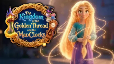 Portada de The Kingdom of the Golden Thread and the MadClocks