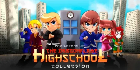 Portada de The Legend of the Dragonflame Highschool Collection