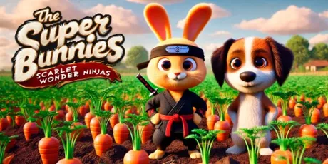 Portada de The Super Bunnies: Scarlet Wonder Ninjas