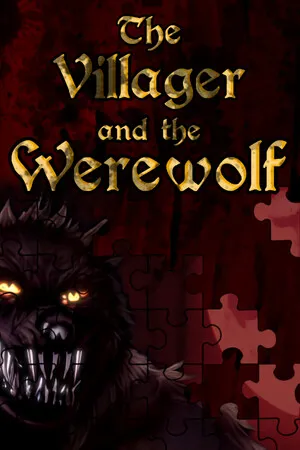 Portada de The Villager and the Werewolf - A jigsaw puzzle tale