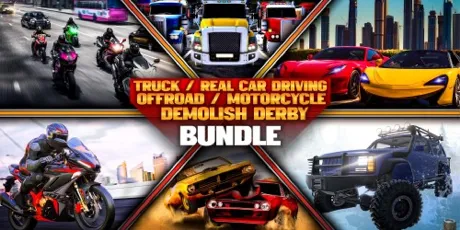 Portada de TRUCK / REAL CAR DRIVING / Offroad / Motorcycle / DEMOLISH DERBY BUNDLE