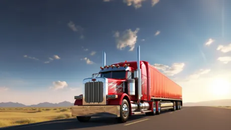 Portada de Truck Simulator Driver USA 2024