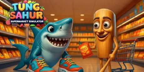 Portada de TUNG SAHUR Supermarket Simulator