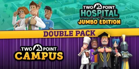 Portada de Two Point Hospital and Two Point Campus Double Pack