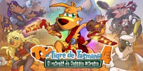 Portada de TY el Tigre de Tasmania™ 4: El Regreso de Rescate Agreste™