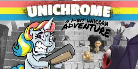 Portada de Unichrome: A 1-Bit Unicorn Adventure