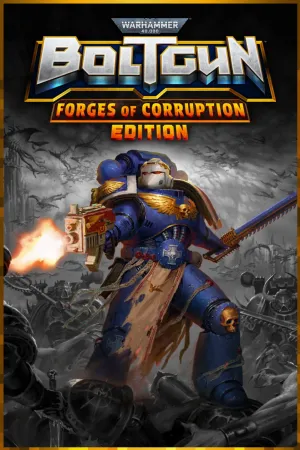 Portada de Warhammer 40,000: Boltgun - Forges of Corruption Edition